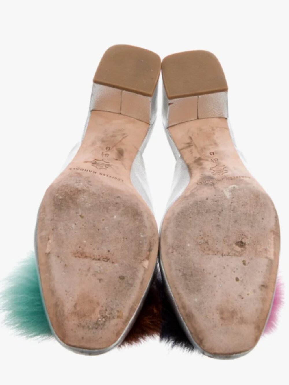 Loeffler Randall Leather PomPom Mules - Picture 5 of 5